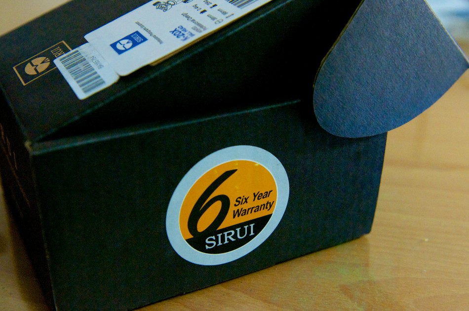 SIRUI 提供六年保固！